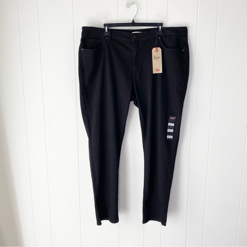 Womens Levi's 311 Shaping Skinny Jeans Plus SZ 24W M Mid Rise Tummy Slimming NWT